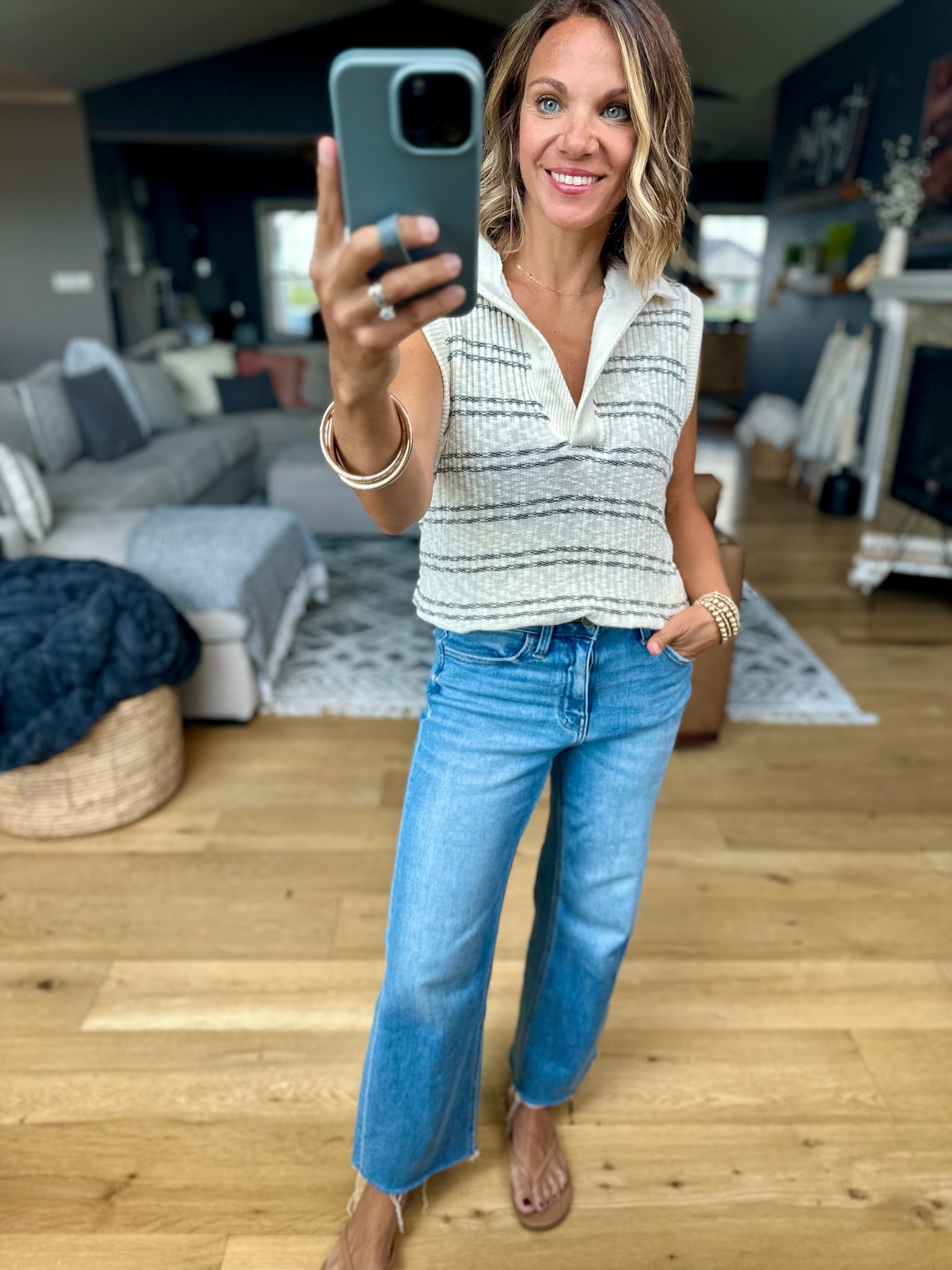 Whisper Of Summer Knit Top-top-By Together-Anna Kaytes Boutique, Women's Fashion Boutique in Grinnell, Iowa