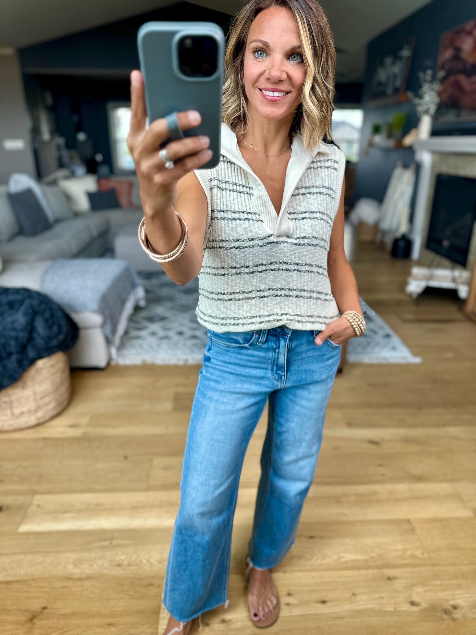 Whisper Of Summer Knit Top-top-By Together-Anna Kaytes Boutique, Women's Fashion Boutique in Grinnell, Iowa