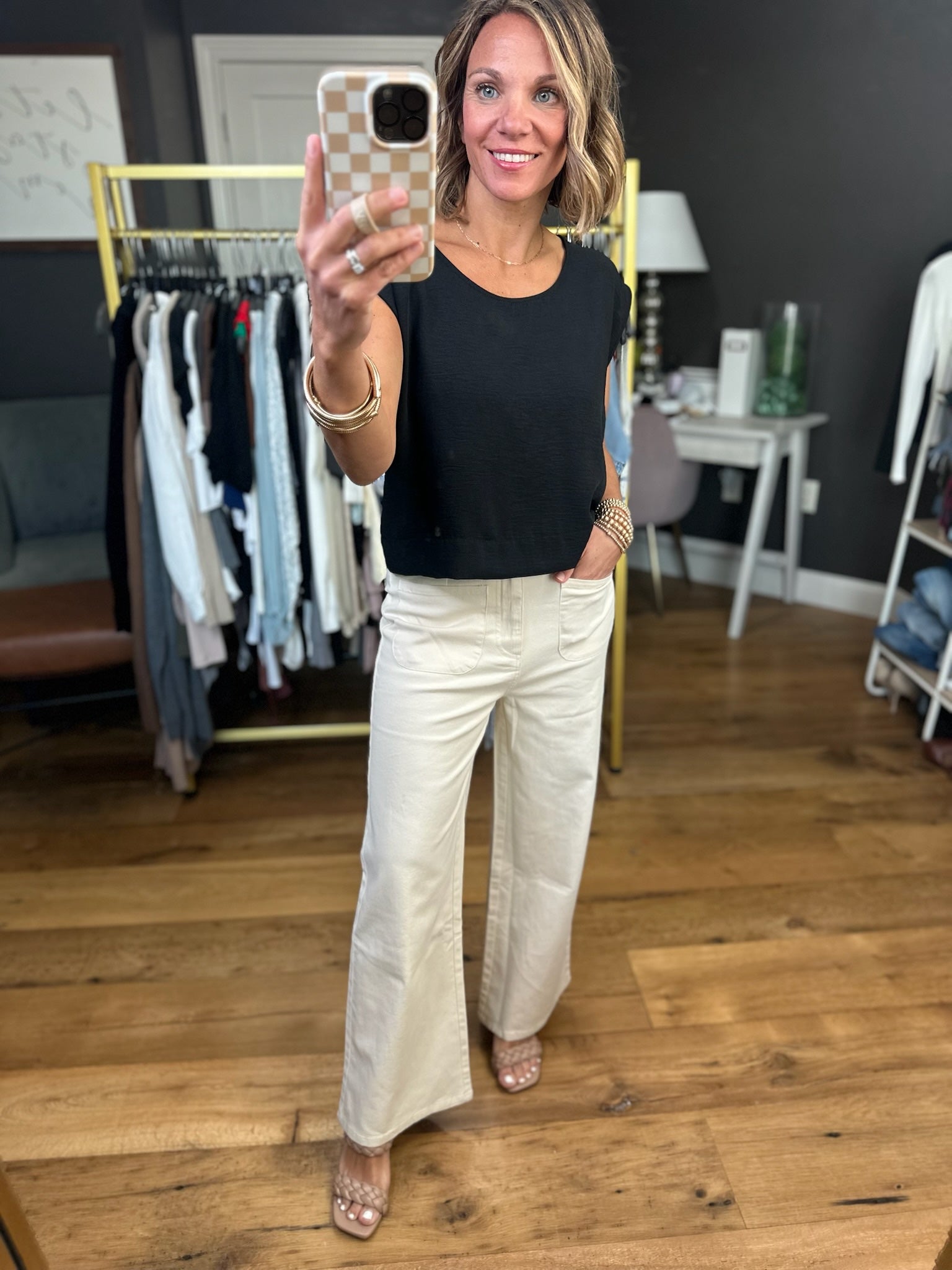 The Nina Vintage Wide-Leg Pant - Multiple Options-Thread & Supply-Anna Kaytes Boutique, Women's Fashion Boutique in Grinnell, Iowa