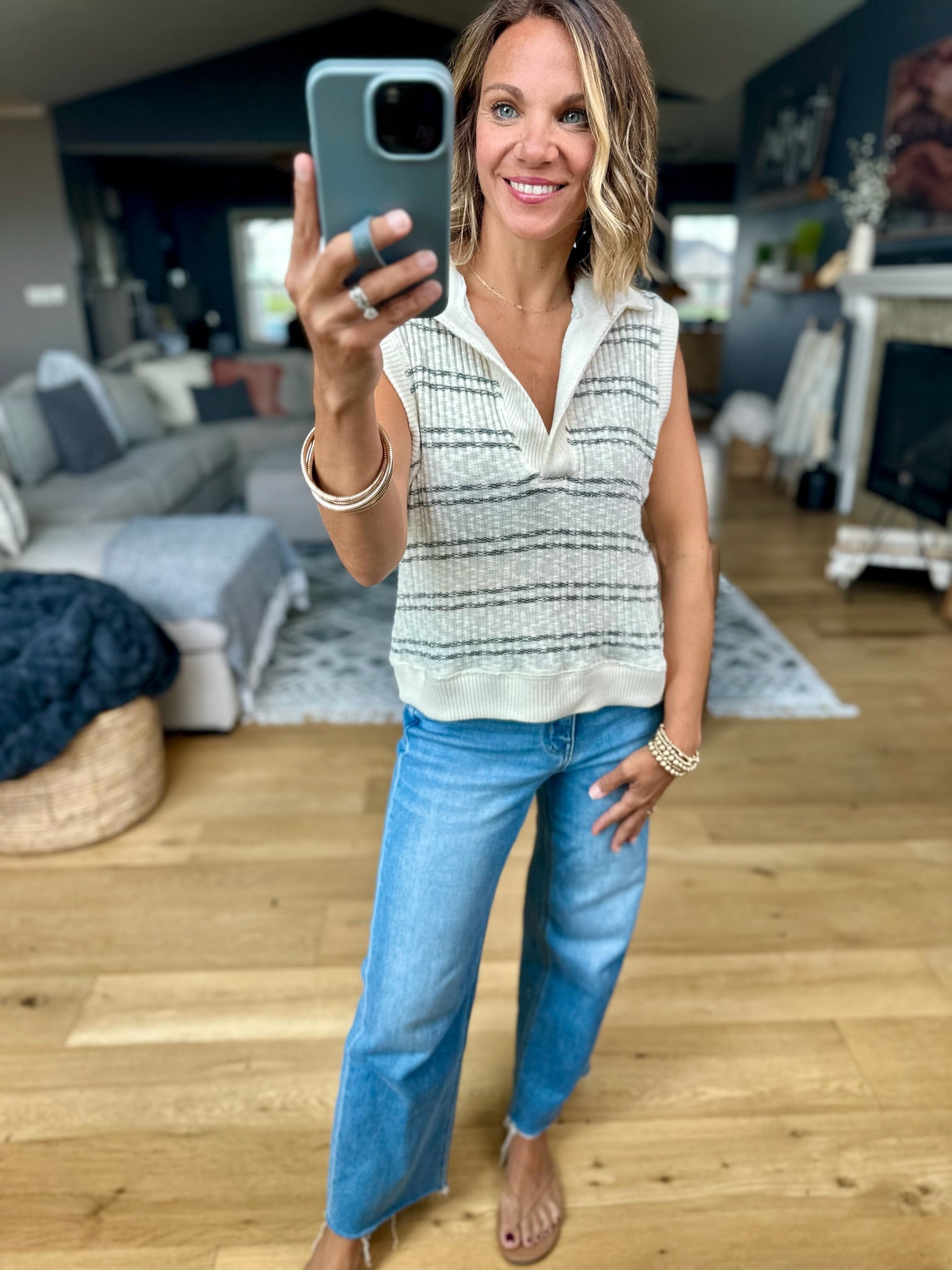 Whisper Of Summer Knit Top-top-By Together-Anna Kaytes Boutique, Women's Fashion Boutique in Grinnell, Iowa