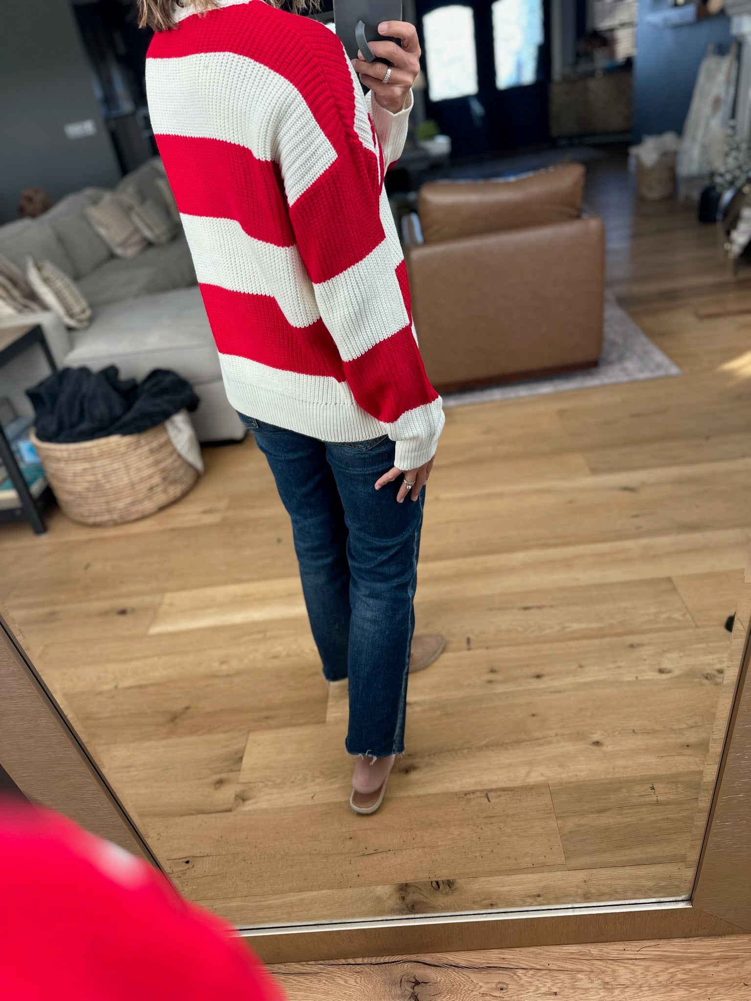 Merry Knit Crew Sweater-Sweaters-Wishlist-Anna Kaytes Boutique, Women's Fashion Boutique in Grinnell, Iowa