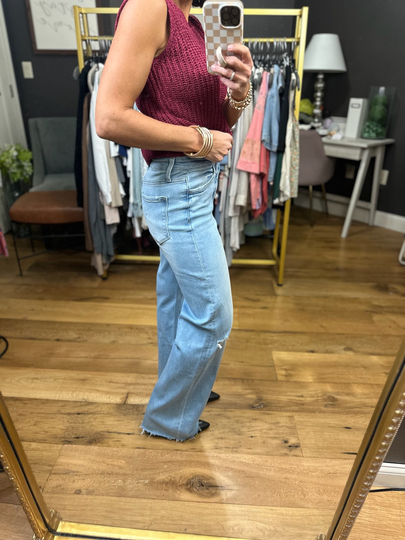 The Rileigh High-Rise Wide-Leg Denim-Vervet-Anna Kaytes Boutique, Women's Fashion Boutique in Grinnell, Iowa