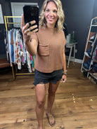 In A Dream Knit Pocket Top - Multiple Options-Short Sleeves-Zenana TW-2378Y-Anna Kaytes Boutique, Women's Fashion Boutique in Grinnell, Iowa