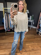 Most Of All Striped Crew Sweater - Multiple Options-Wishlist-Anna Kaytes Boutique, Women's Fashion Boutique in Grinnell, Iowa