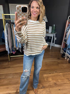 Most Of All Striped Crew Sweater - Multiple Options-Wishlist-Anna Kaytes Boutique, Women's Fashion Boutique in Grinnell, Iowa