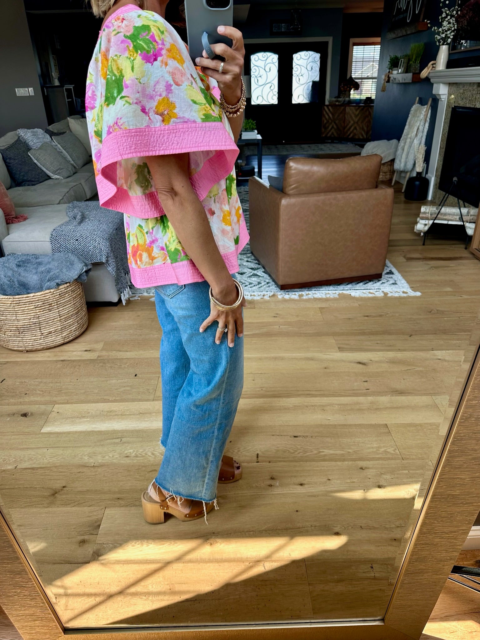 Fearless & Feminine Floral Top-Fate-Anna Kaytes Boutique, Women's Fashion Boutique in Grinnell, Iowa