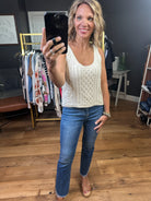 The Best Advantage Cable-Knit Tank - Cream-Sleeveless-By Together-Anna Kaytes Boutique, Women's Fashion Boutique in Grinnell, Iowa