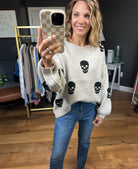 In My Bones Skull Knit Sweater - Multiple Options-Miracle-Anna Kaytes Boutique, Women's Fashion Boutique in Grinnell, Iowa