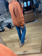 Easy Feel Collared V-Neck Knit-Sweaters-& Merci-Anna Kaytes Boutique, Women's Fashion Boutique in Grinnell, Iowa