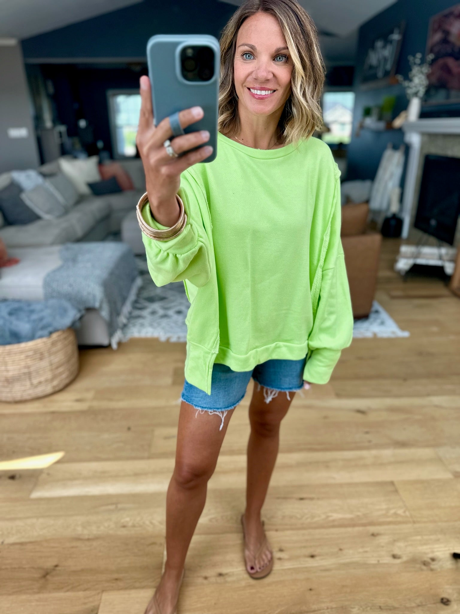 Contagious Confidence Crewneck Sweatshirt-Bucketlist-Anna Kaytes Boutique, Women's Fashion Boutique in Grinnell, Iowa