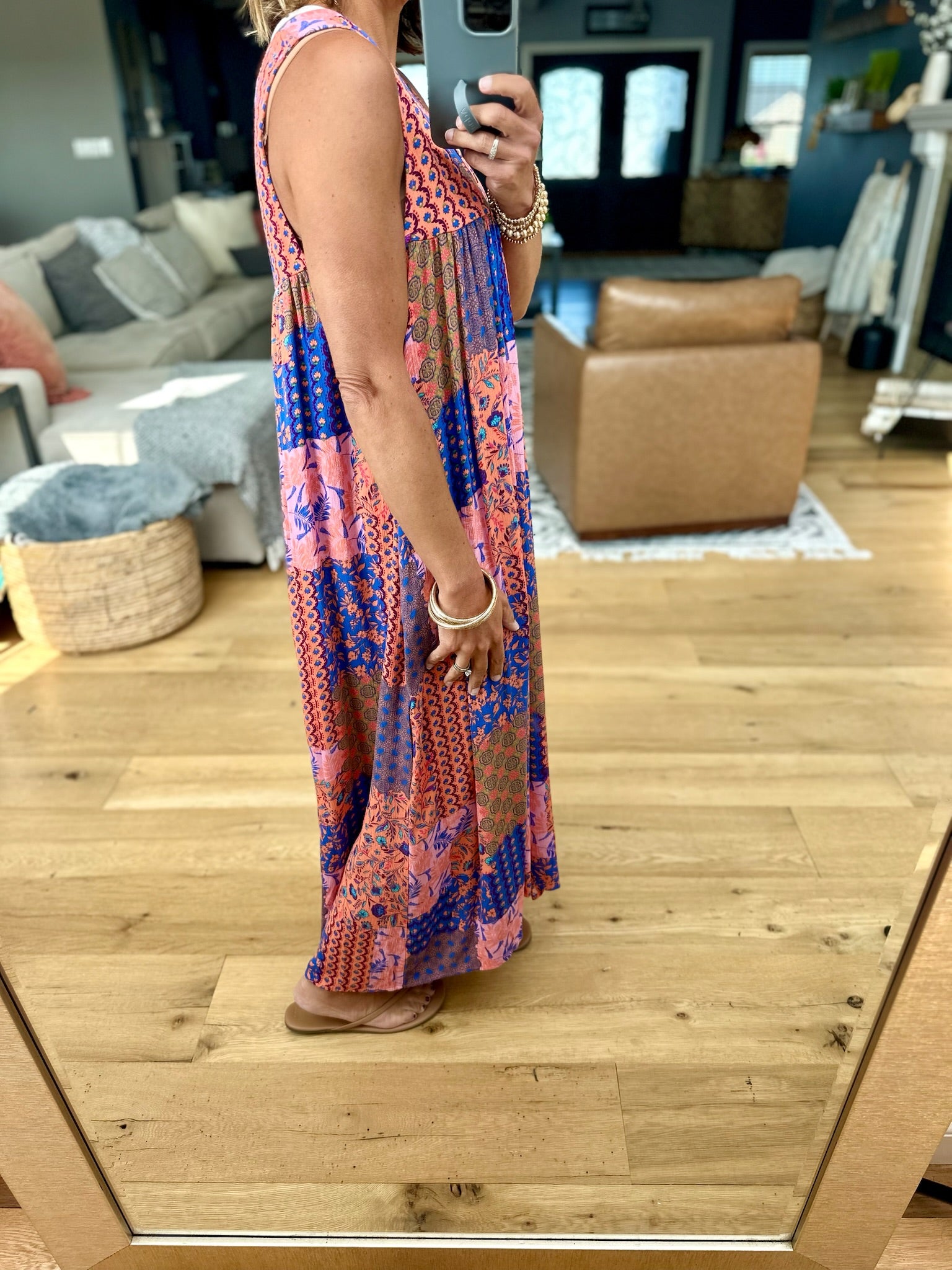 Festival Fields Patchwork Jumpsuit-Easel-Anna Kaytes Boutique, Women's Fashion Boutique in Grinnell, Iowa