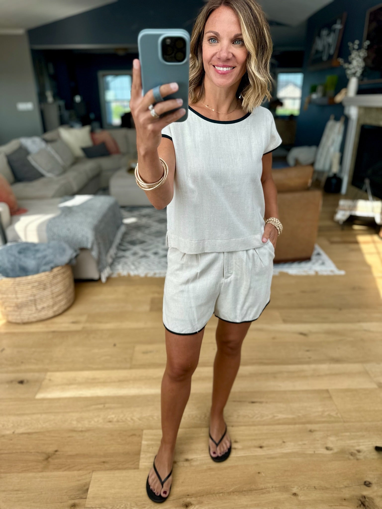 Stay On Trend Linen Set-Blu Pepper-Anna Kaytes Boutique, Women's Fashion Boutique in Grinnell, Iowa