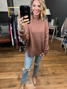 Show Me The Way Textured Mock-Neck Crew Sweater - Multiple Options-Sweaters-By Together L4515-Anna Kaytes Boutique, Women's Fashion Boutique in Grinnell, Iowa