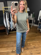 Where You Are Striped Cap-Sleeve Top - Multiple Options-Staccato-Anna Kaytes Boutique, Women's Fashion Boutique in Grinnell, Iowa