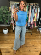 In My Time Striped Wide-Leg Pant-Pants-Umgee-Anna Kaytes Boutique, Women's Fashion Boutique in Grinnell, Iowa