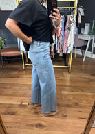 The Maggie High-Rise Wide Leg Denim-Jeans-Vervet-Anna Kaytes Boutique, Women's Fashion Boutique in Grinnell, Iowa