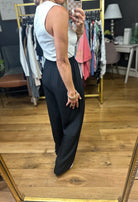 The Christina Wide-Leg Trouser Pant - Black-Staccato-Anna Kaytes Boutique, Women's Fashion Boutique in Grinnell, Iowa