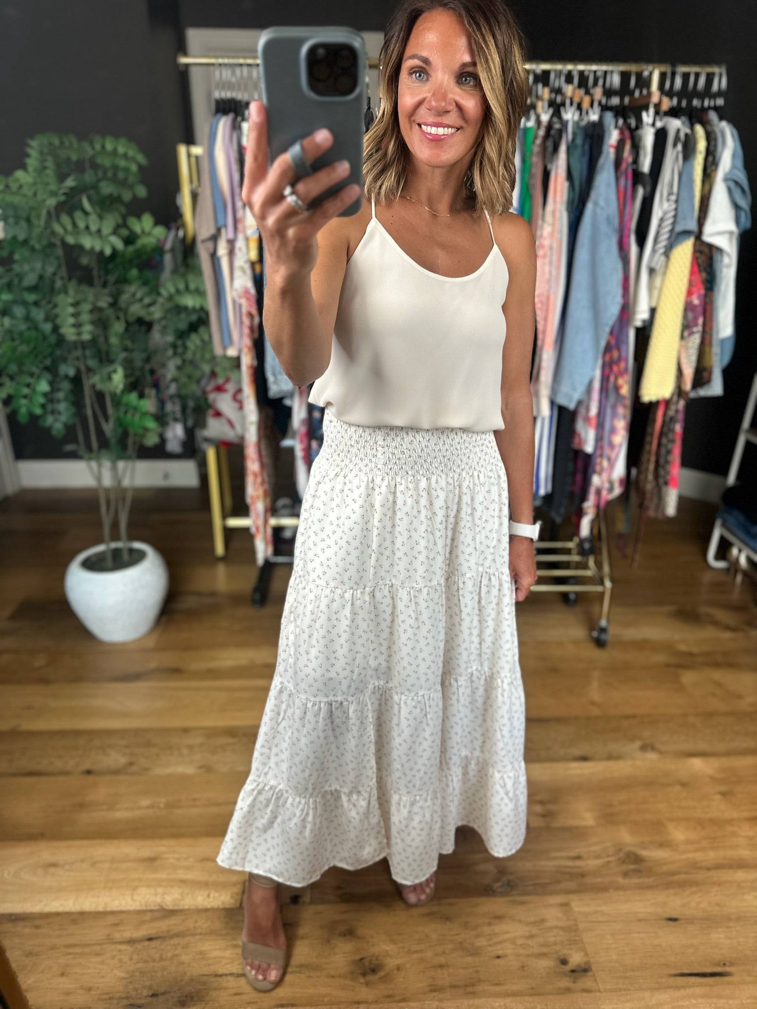 Going Your Way Tiered Maxi Skirt-Dresses-Wishlist-Anna Kaytes Boutique, Women's Fashion Boutique in Grinnell, Iowa