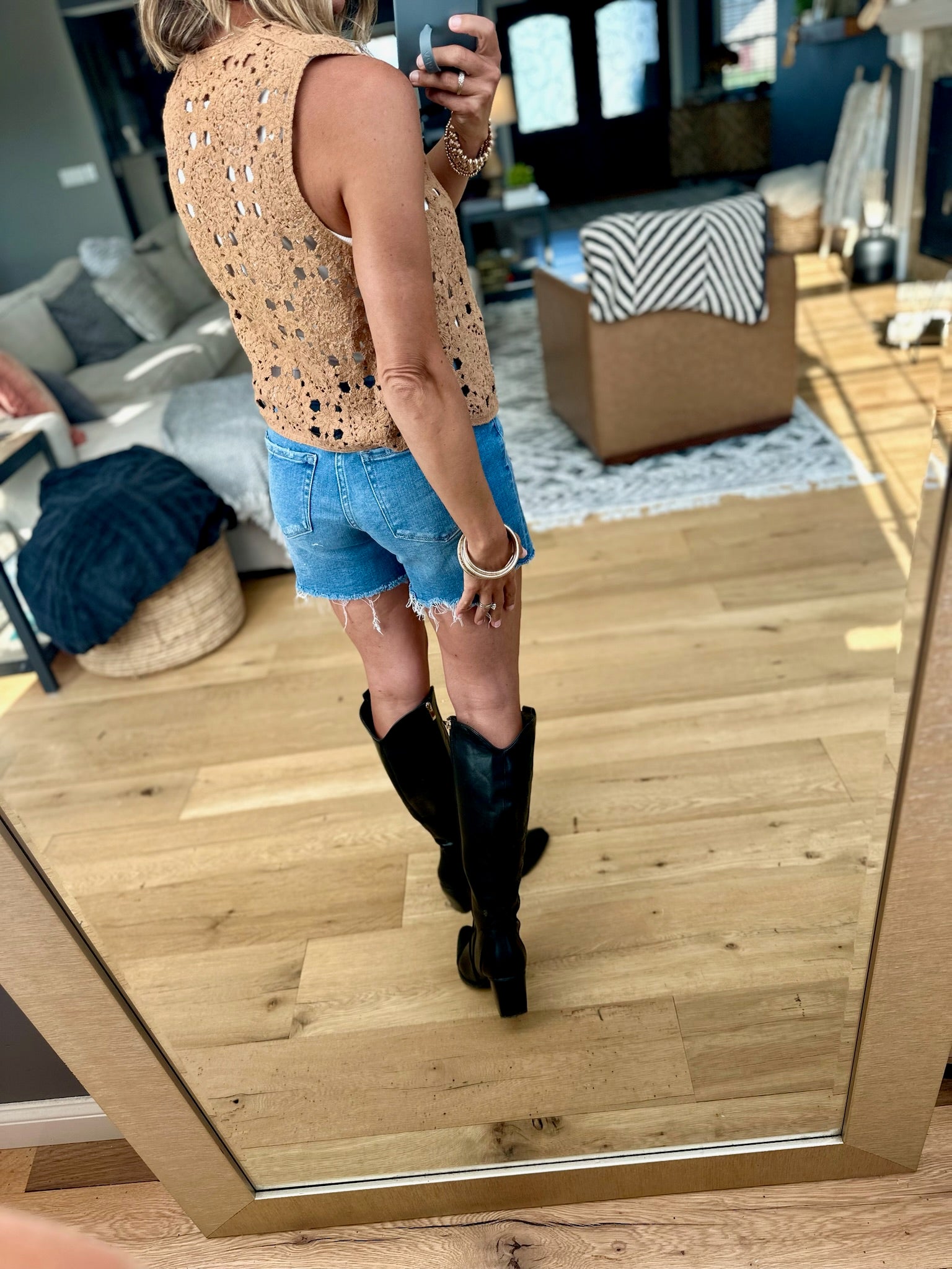 Closet Confession Knit Tie Vest-Wishlist-Anna Kaytes Boutique, Women's Fashion Boutique in Grinnell, Iowa