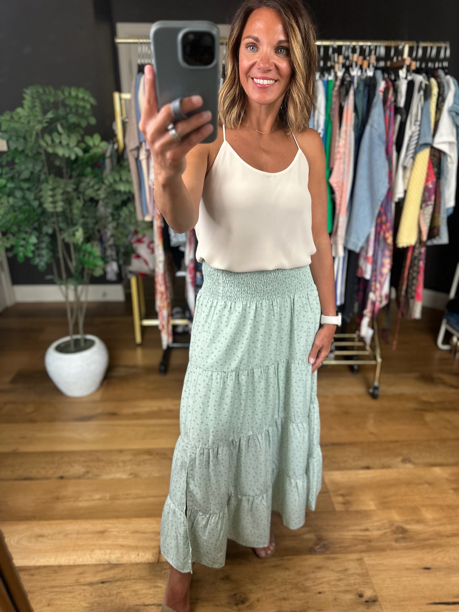 Going Your Way Tiered Maxi Skirt-Dresses-Wishlist-Anna Kaytes Boutique, Women's Fashion Boutique in Grinnell, Iowa