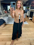 Closet Confession Knit Tie Vest-Wishlist-Anna Kaytes Boutique, Women's Fashion Boutique in Grinnell, Iowa