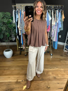 Softer Season Pleated Top-Sleeveless-By Together-Anna Kaytes Boutique, Women's Fashion Boutique in Grinnell, Iowa