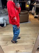 Finishing Touches Bow-Detail Sweater-Sweaters-Wishlist-Anna Kaytes Boutique, Women's Fashion Boutique in Grinnell, Iowa