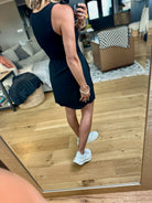 On The Go Pocket Skort-Mono B-Anna Kaytes Boutique, Women's Fashion Boutique in Grinnell, Iowa
