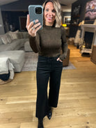 The Right Harmony Textured Bodysuit-Long Sleeves-By Together-Anna Kaytes Boutique, Women's Fashion Boutique in Grinnell, Iowa