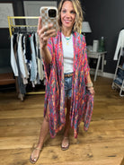 Right Here In Paradise Kimono - Multi-Urbanista-Anna Kaytes Boutique, Women's Fashion Boutique in Grinnell, Iowa