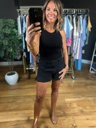 For The Best Double Layered Cropped Tank-Sleeveless-Be Cool-Anna Kaytes Boutique, Women's Fashion Boutique in Grinnell, Iowa