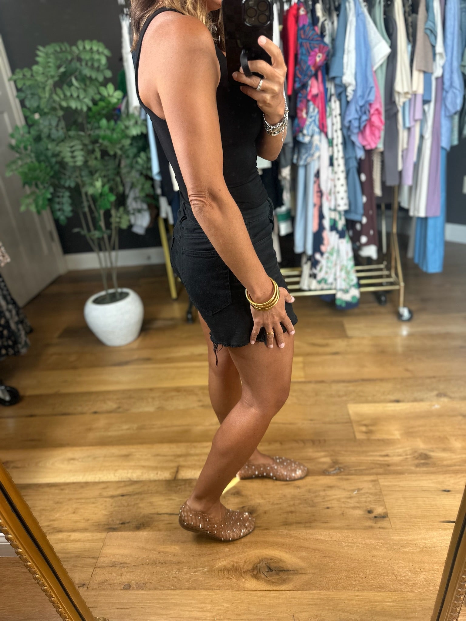 For The Best Double Layered Cropped Tank-Sleeveless-Be Cool-Anna Kaytes Boutique, Women's Fashion Boutique in Grinnell, Iowa
