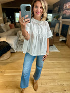 Current Mood Pleated Top-Fate-Anna Kaytes Boutique, Women's Fashion Boutique in Grinnell, Iowa