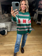 Festive Moods Fair Isle Knit Sweater-Sweaters-Staccato-Anna Kaytes Boutique, Women's Fashion Boutique in Grinnell, Iowa