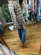 Fireside Chat Plaid Button-Down-Long Sleeves-be cool-Anna Kaytes Boutique, Women's Fashion Boutique in Grinnell, Iowa
