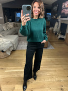 Made For The Moment Ribbed Sleeve Sweater-Sweaters-& Merci-Anna Kaytes Boutique, Women's Fashion Boutique in Grinnell, Iowa