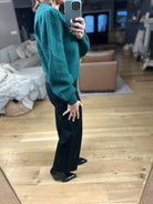 Made For The Moment Ribbed Sleeve Sweater-Sweaters-& Merci-Anna Kaytes Boutique, Women's Fashion Boutique in Grinnell, Iowa