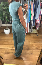 Good Feelings 2-Piece Set-Pants-Double Zero-Anna Kaytes Boutique, Women's Fashion Boutique in Grinnell, Iowa