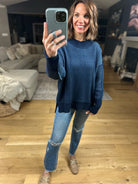 Make A Deal Textured Sweater-Sweaters-Zenana-Anna Kaytes Boutique, Women's Fashion Boutique in Grinnell, Iowa