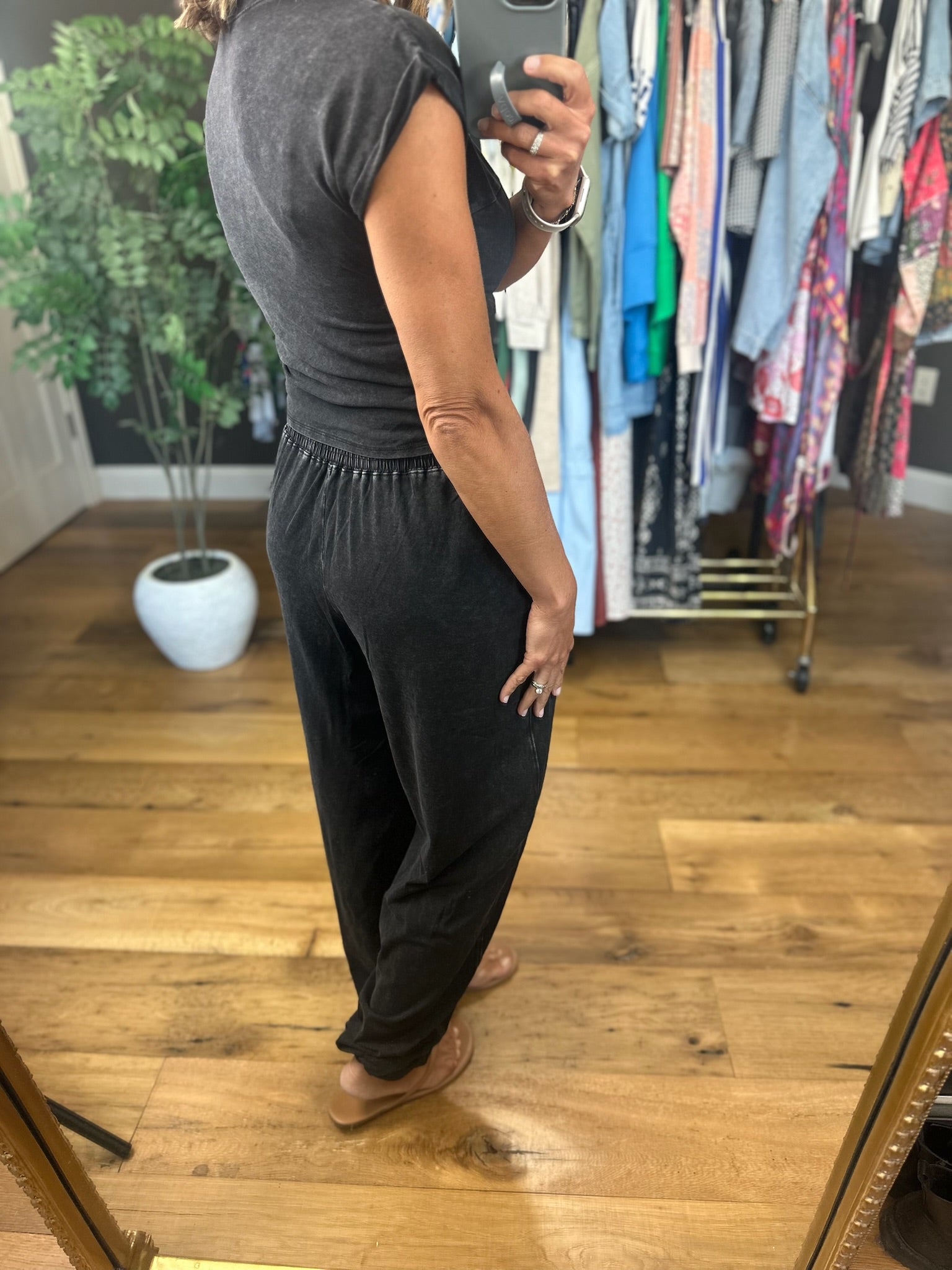 Good Feelings 2-Piece Set-Pants-Double Zero-Anna Kaytes Boutique, Women's Fashion Boutique in Grinnell, Iowa