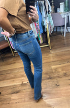 The Jayde High Rise Bootcut Denim-Jeans-Vervet V3205-Anna Kaytes Boutique, Women's Fashion Boutique in Grinnell, Iowa