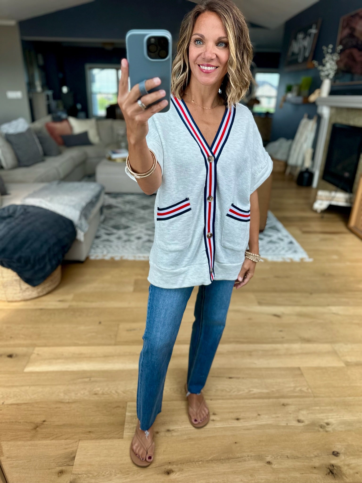 Normal Freedom Button Cardigan-Bucketlist-Anna Kaytes Boutique, Women's Fashion Boutique in Grinnell, Iowa