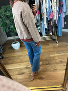 Oh My Fall Patterned Crew-Sweaters-Umgee-Anna Kaytes Boutique, Women's Fashion Boutique in Grinnell, Iowa