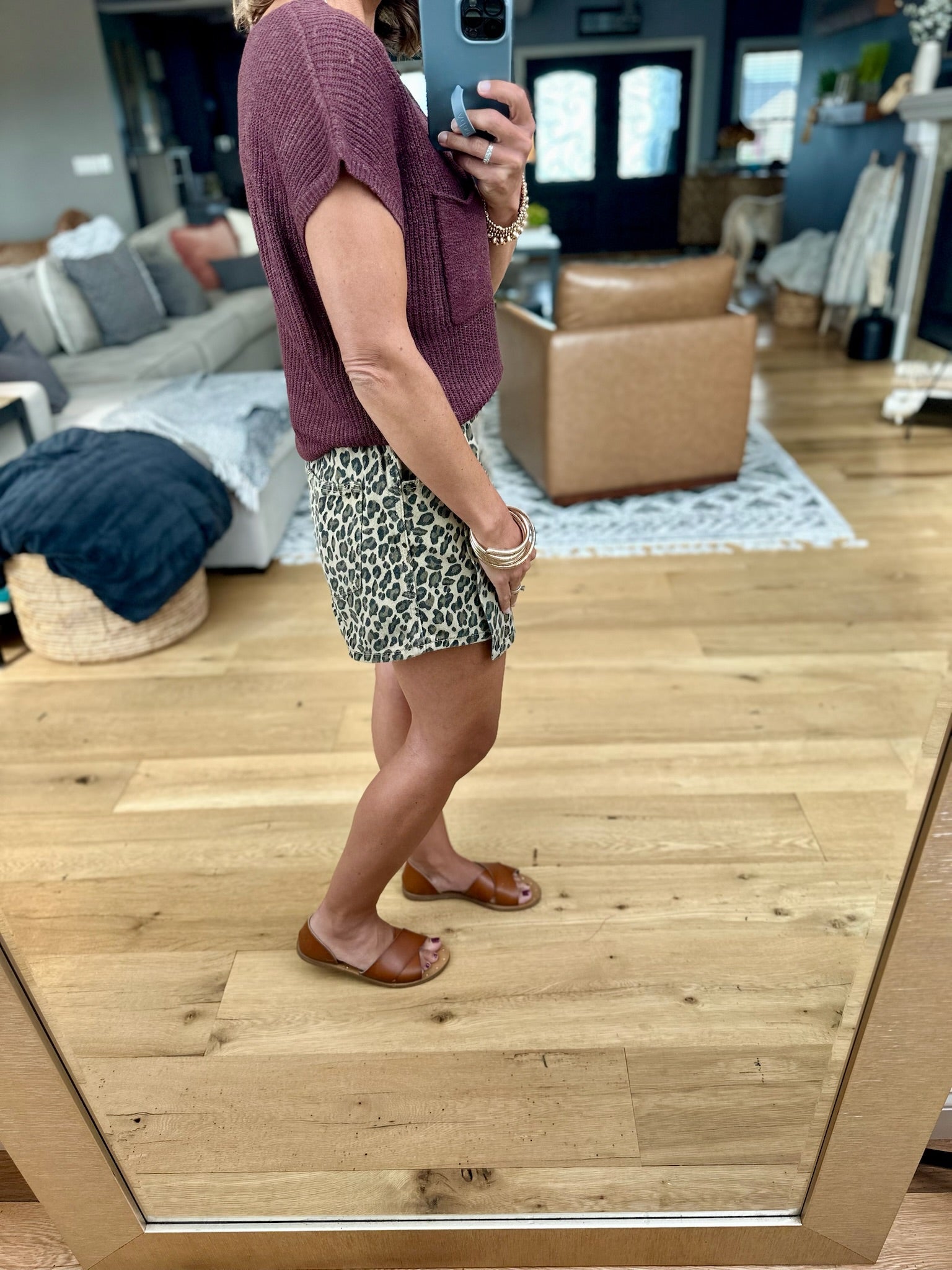 Out Of Your League Leopard Print Skort-Wishlist-Anna Kaytes Boutique, Women's Fashion Boutique in Grinnell, Iowa