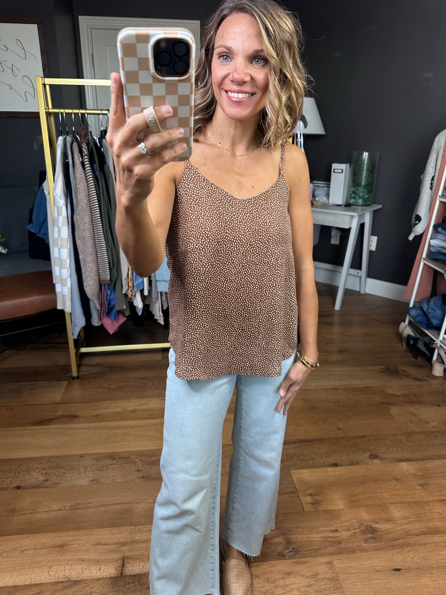 Making Moves Patterned Sleeveless Top - Multiple Options-Blu Pepper-Anna Kaytes Boutique, Women's Fashion Boutique in Grinnell, Iowa