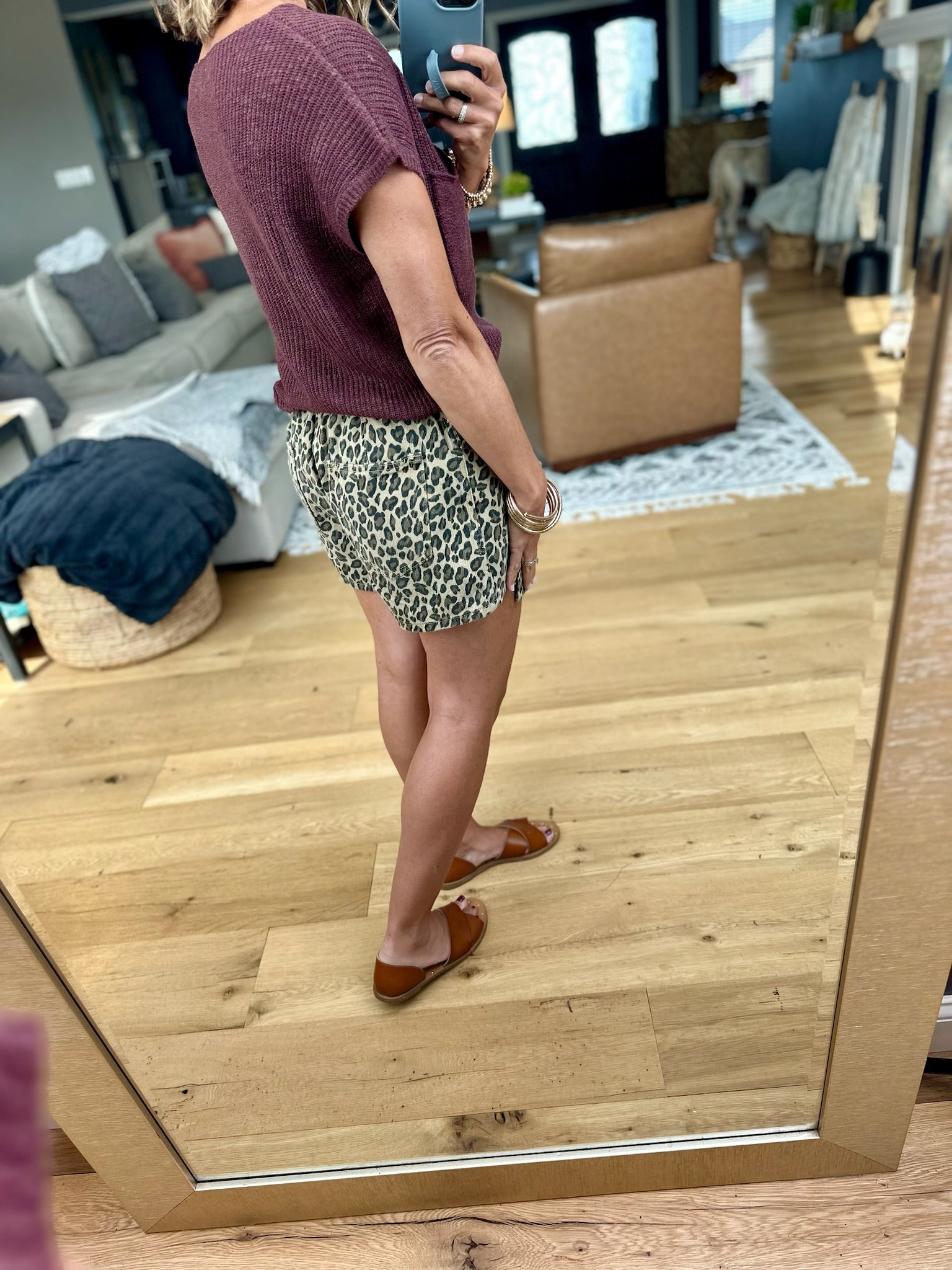 Out Of Your League Leopard Print Skort-Wishlist-Anna Kaytes Boutique, Women's Fashion Boutique in Grinnell, Iowa