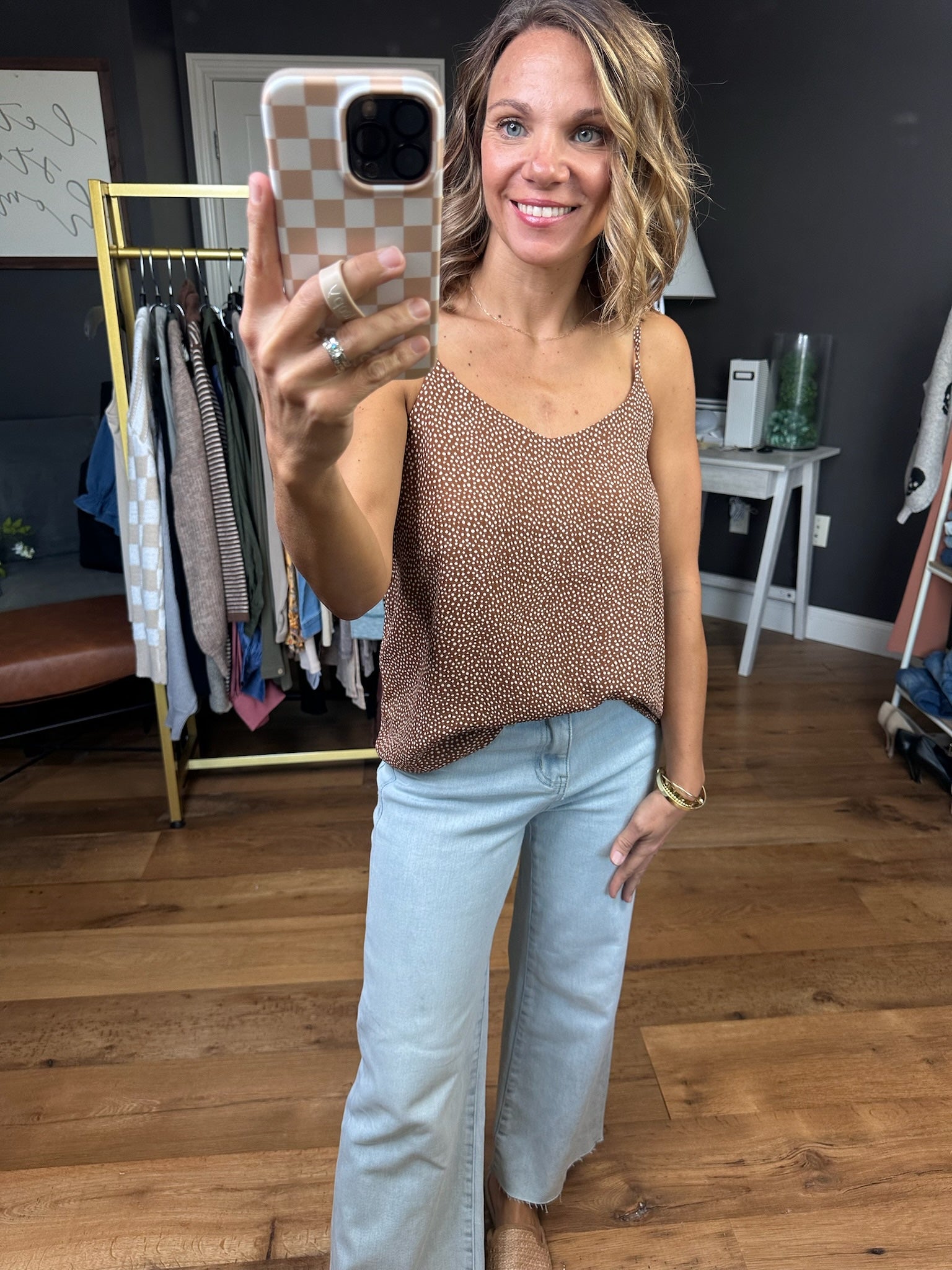 Making Moves Patterned Sleeveless Top - Multiple Options-Blu Pepper-Anna Kaytes Boutique, Women's Fashion Boutique in Grinnell, Iowa