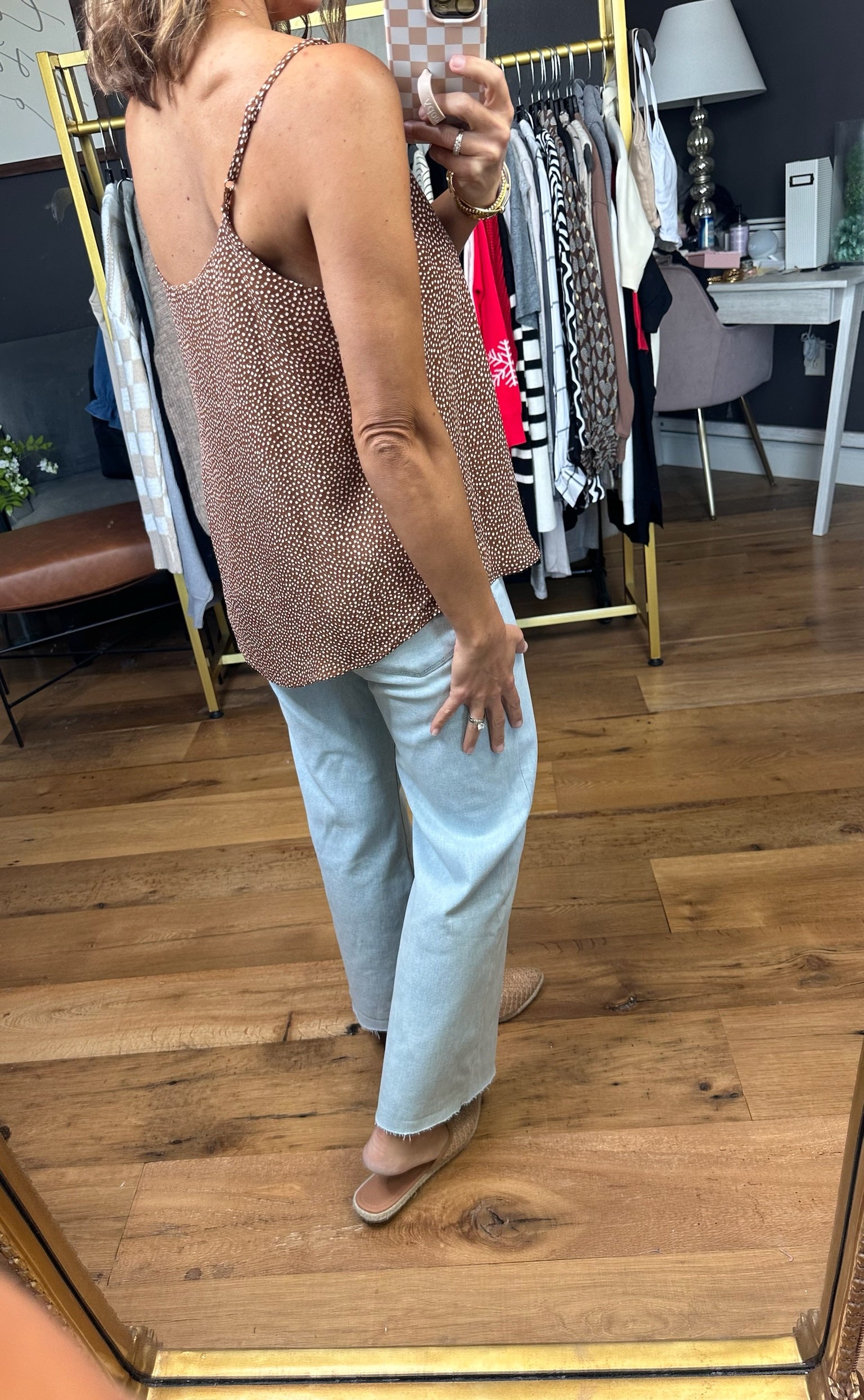 Making Moves Patterned Sleeveless Top - Multiple Options-Blu Pepper-Anna Kaytes Boutique, Women's Fashion Boutique in Grinnell, Iowa