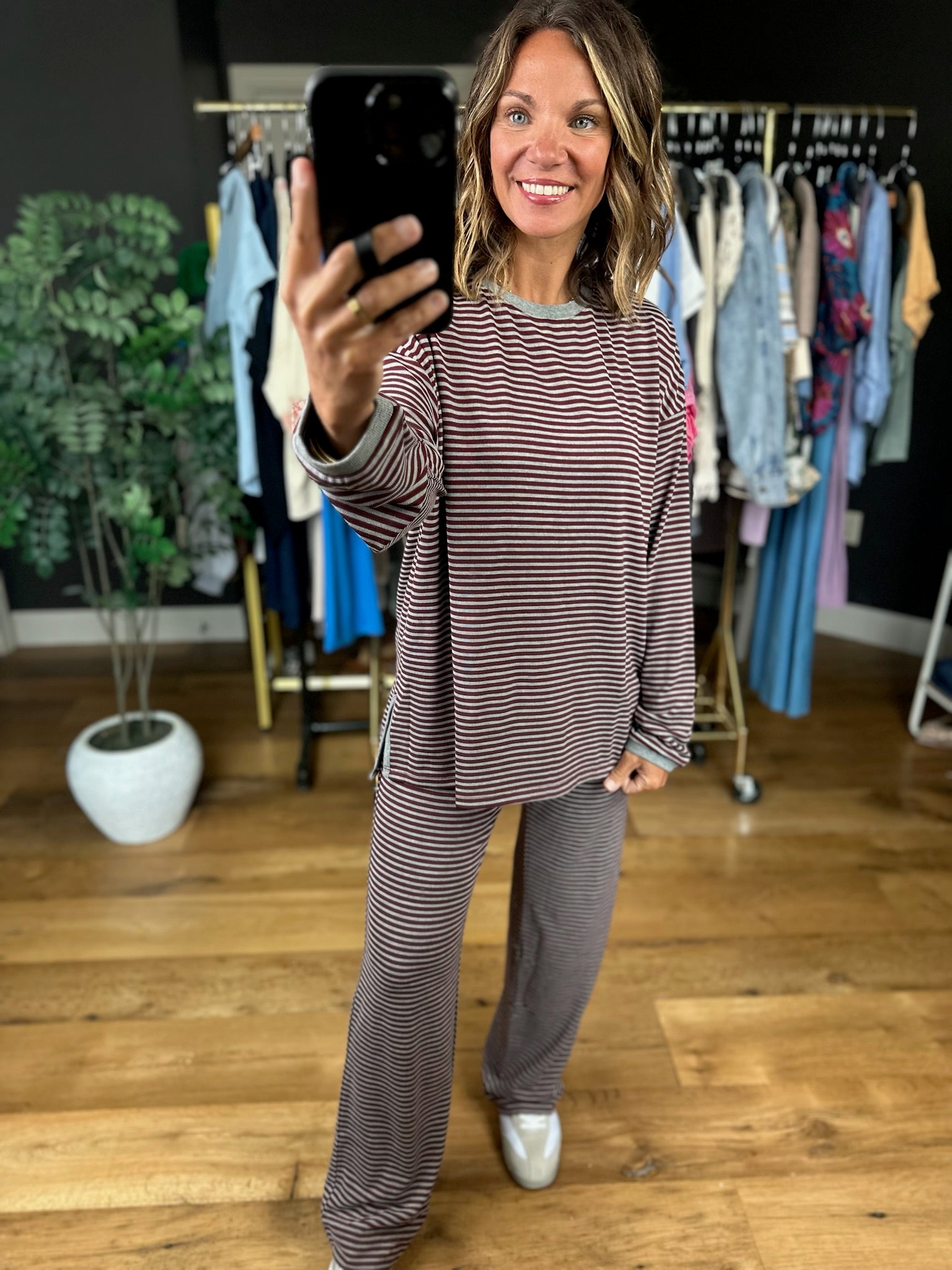 Find Your Way Striped 2-Piece Set-Two Piece Set-Wishlist-Anna Kaytes Boutique, Women's Fashion Boutique in Grinnell, Iowa
