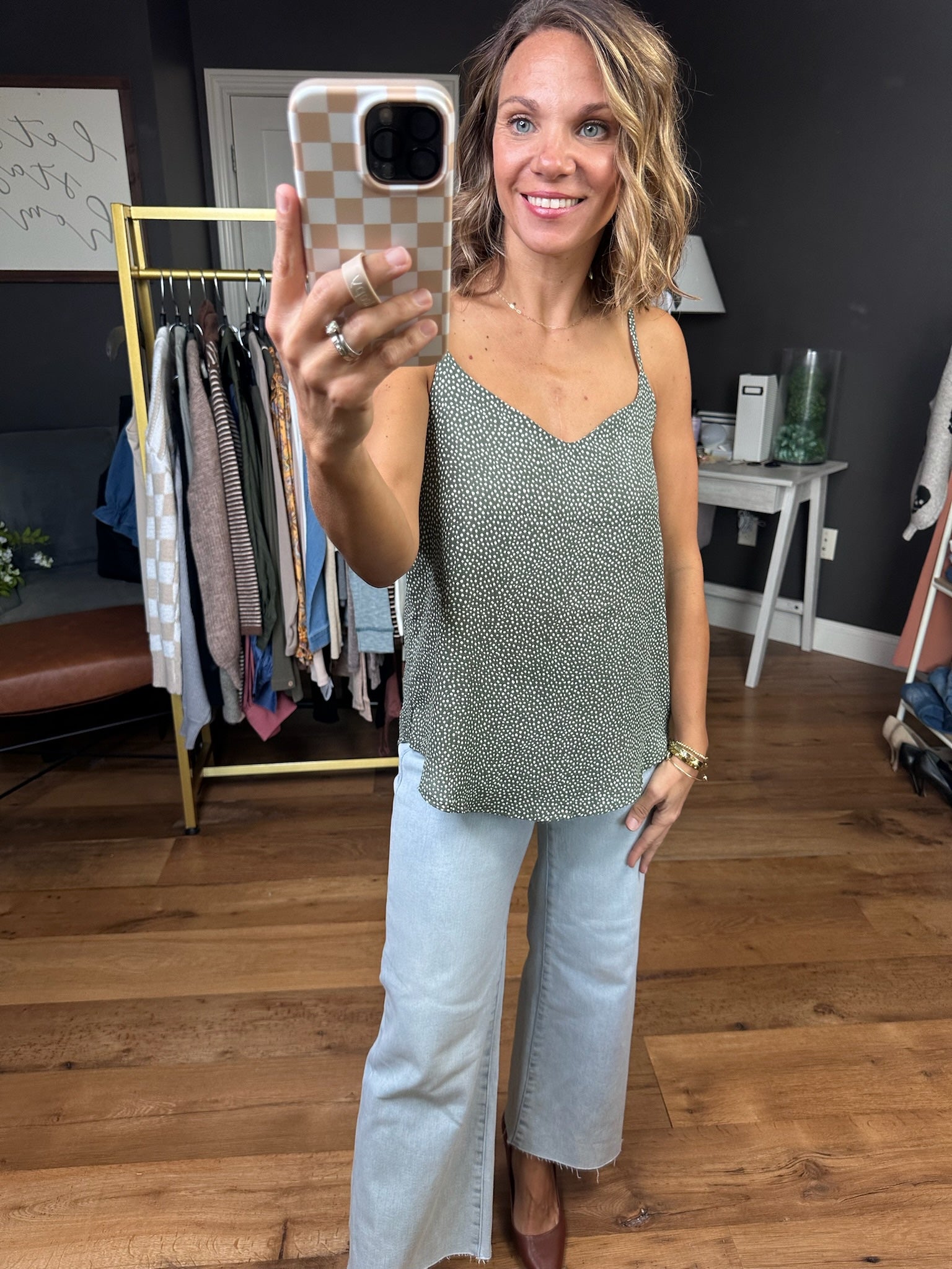 Making Moves Patterned Sleeveless Top - Multiple Options-Blu Pepper-Anna Kaytes Boutique, Women's Fashion Boutique in Grinnell, Iowa